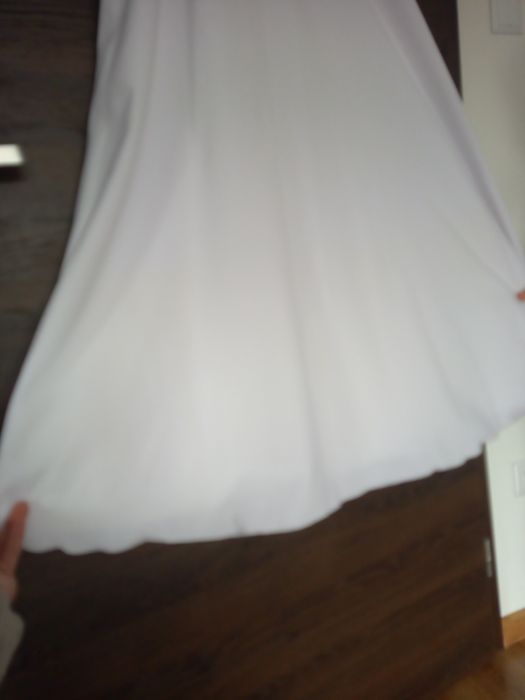 Alba i bolerko dla wysokiej dziewczynki sukienka komunijna