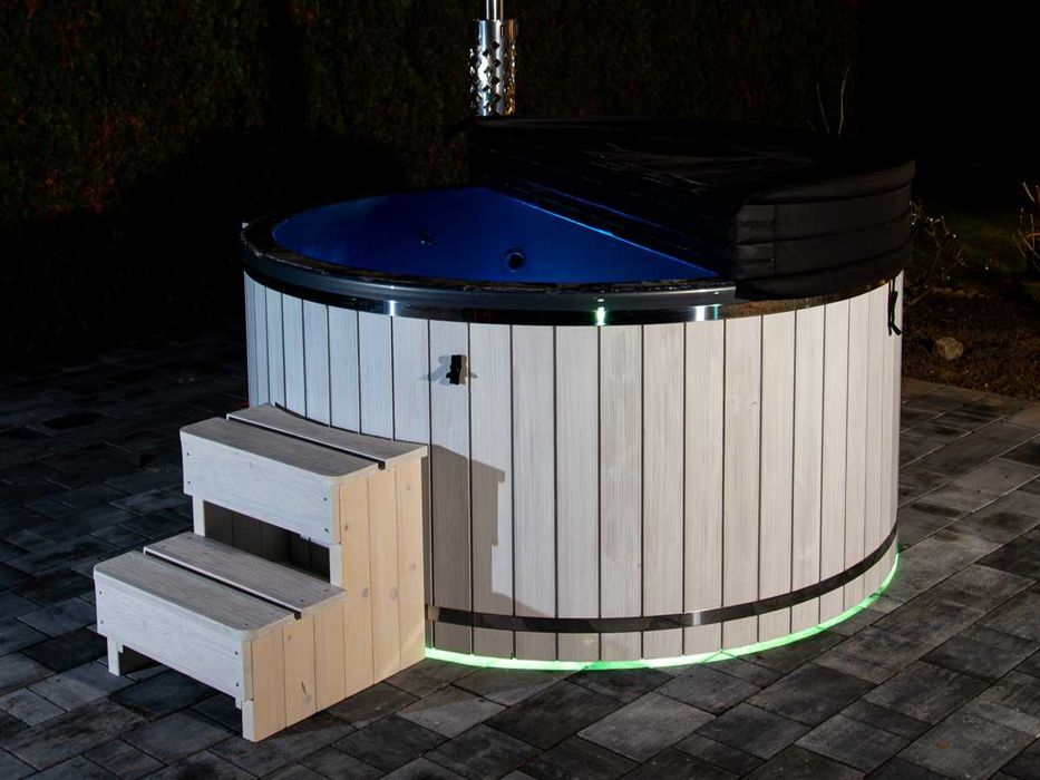 Balia ogrodowa akrylowa JACUZZI HOT TUB opalana drewnem OD PRODUCENTA