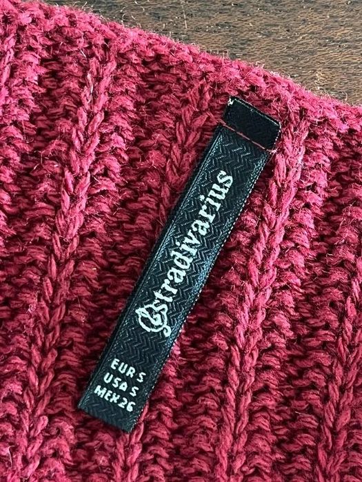 Camisola Túnica Stradivarius Bordô