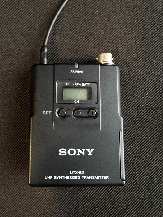 Sony UTX-B2 nadajnik UHF mikroport bodypack blok 38 606-630 MHz