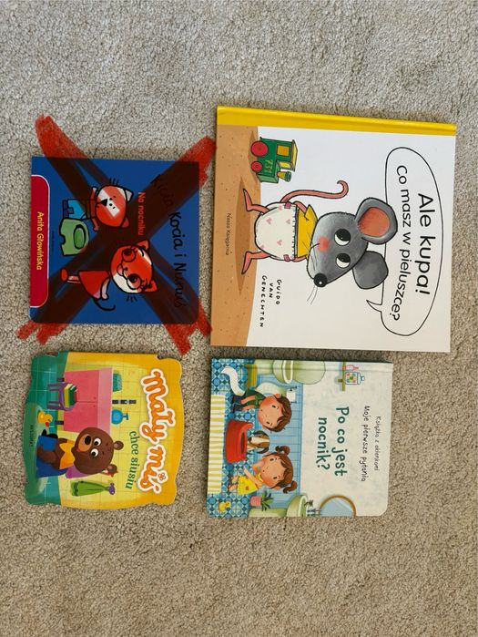 Zestaw 3 książek do odpieluchowywania