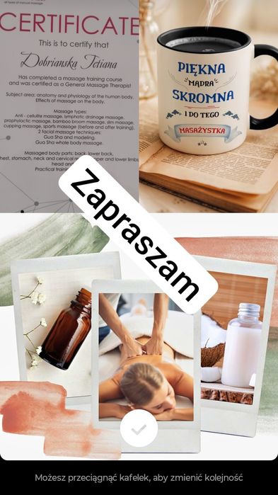 Zapraszam na masaż ciala(glowa,plecy,nogi,stopy)