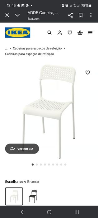 Mesa ikea  125x74cm + 5 Cadeiras Usado em bom estado  ENTREGA DOMICÍLIO GRÁTIS