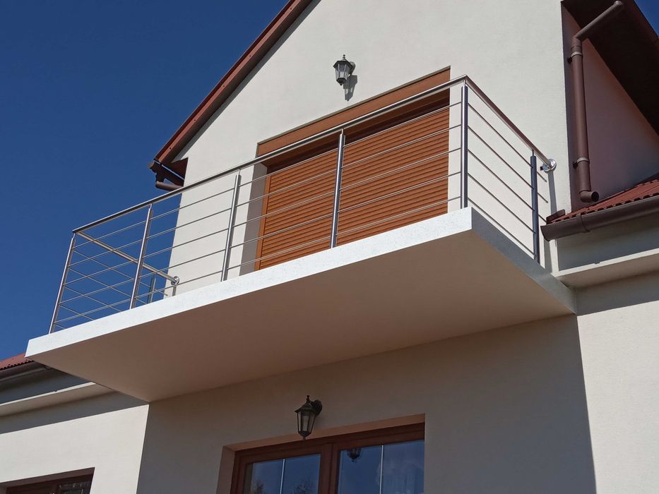 Balustrady nierdzewne barierki ze stali nierdzewnej inox nierdzewka schody balkon taras