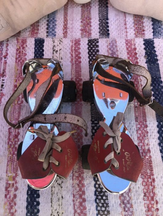Patins em metal extensiveis Vintage