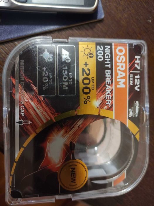 Osram night breaker 200 H7 Лампа H7 Osram: 450 грн. - Лампочки Львів на Olx