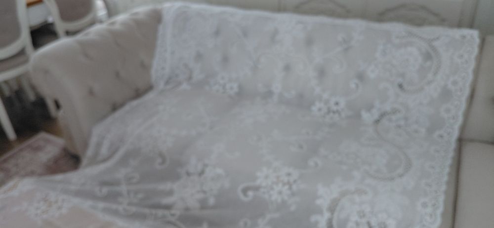 Firany koronkowe 2 sztuki