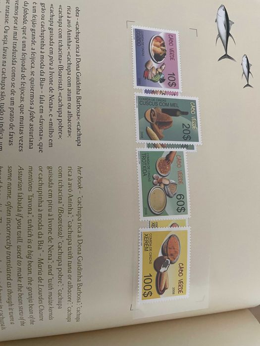 Livro CTT  "Sabores da Lusofonia...com selos"