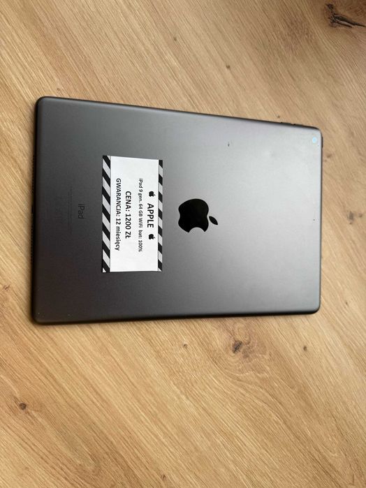 Promocja!!! Tablet Apple iPad 9 gen. 64 GB WiFi bat: 100% + GW 12 msc