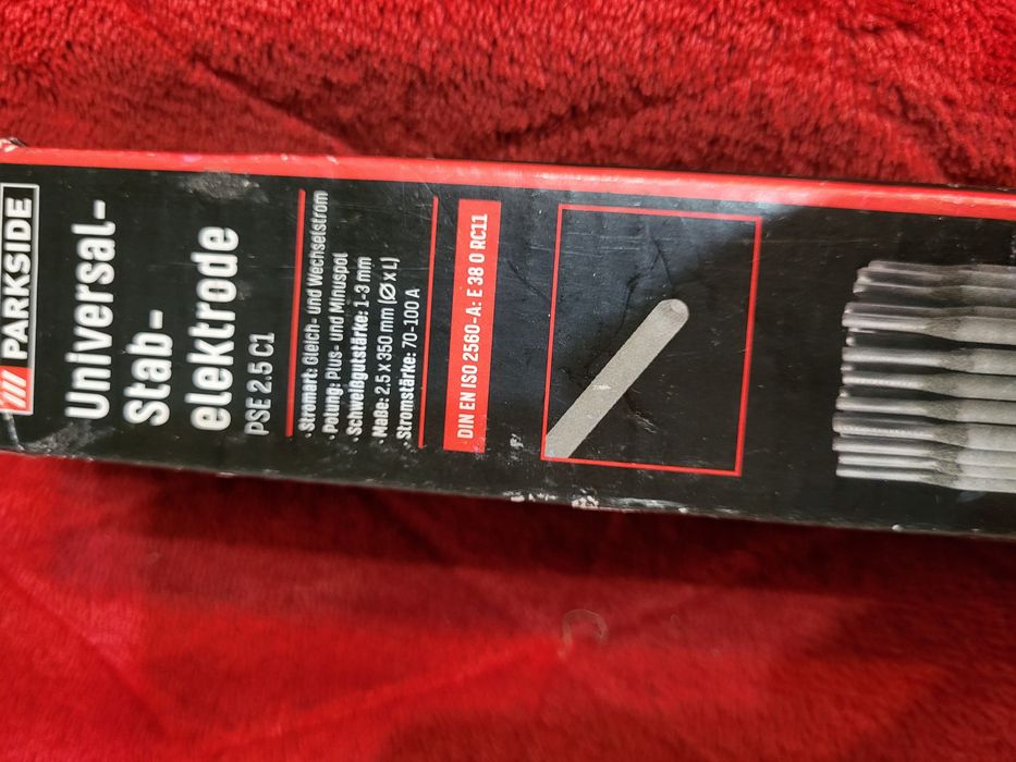 Uniwersalna Elektroda prętowa otulona PSE 2.5 C1 - Parkside