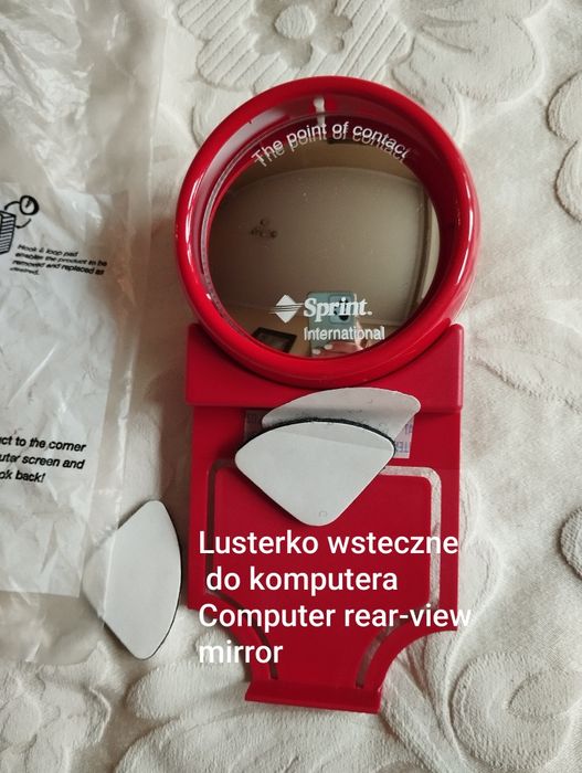 Lusterko wsteczne do komputera, nowe, towar reklamowy