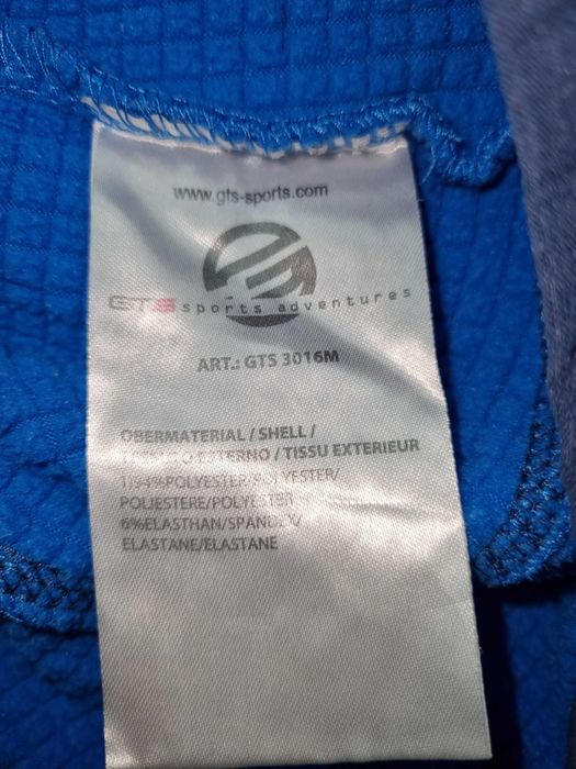 Флисовая кофта Gts Sports.Вафелька. размер М