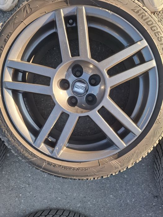 Felgi r17 5x100 Opony Zimowe Brodgestone