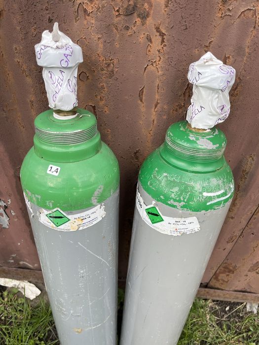 Tlen argon argonmix azot pełna z legalizacją ważną