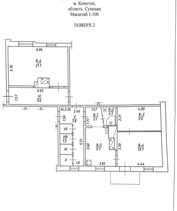Продаж 3 к.квартири,р-н "Воронцова",вул.Зоряна,15