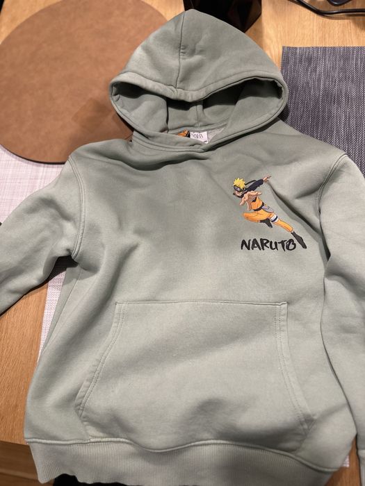 Zara кофта з капюшоном Наруто