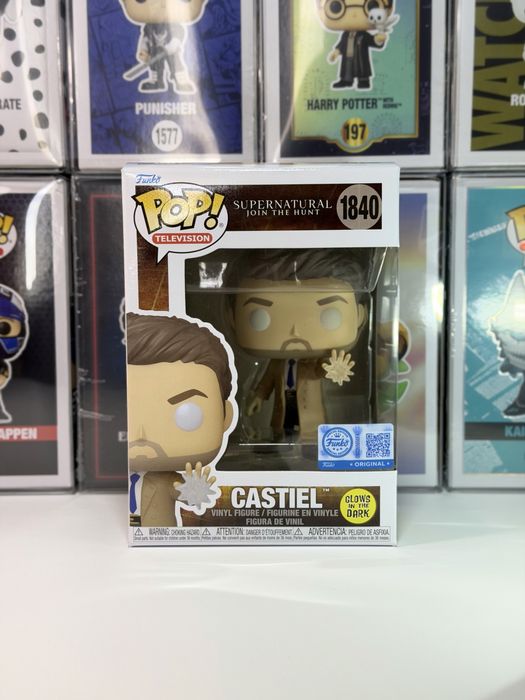 Оригінальна колекційна фігурка Funko Pop 1840 Castiel Кастіель GITD Supernatural Надприродне Ексклюзив Фанко Поп Статуетка Подарунок