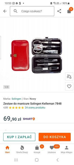 Solingen zestw 7848 maniciure