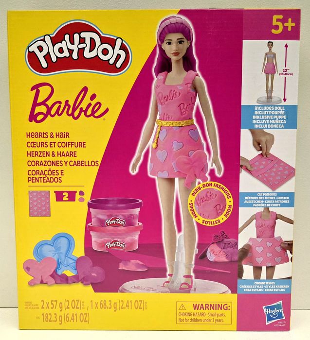 Пластилін Play-Doh Barbie набір Плей До з лялькою Барбі