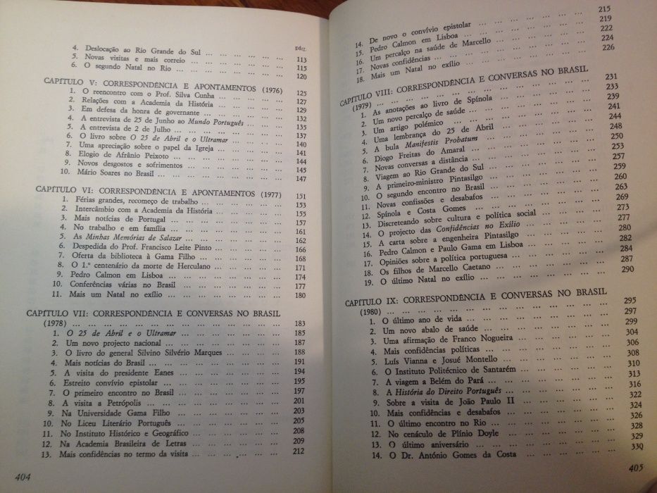 Joaquim Veríssimo Serrão - Marcello Caetano, Confidências no exílio