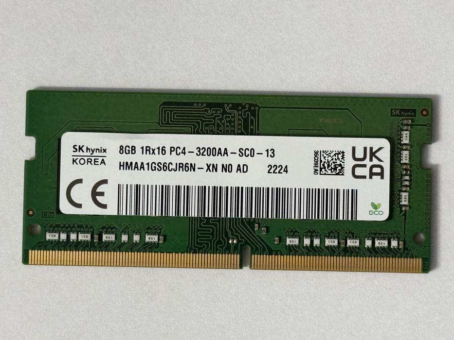 RAM SK Hynix 8GB DDR4 3200MHz SO-DIMM 1Rx16