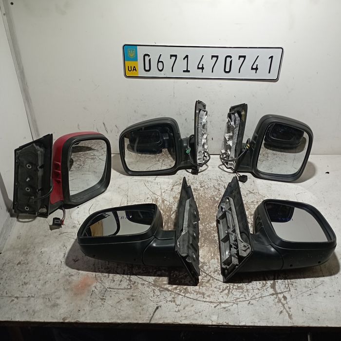 Дзеркала VW caddy 04-15 дзеркало ліве праве кадді