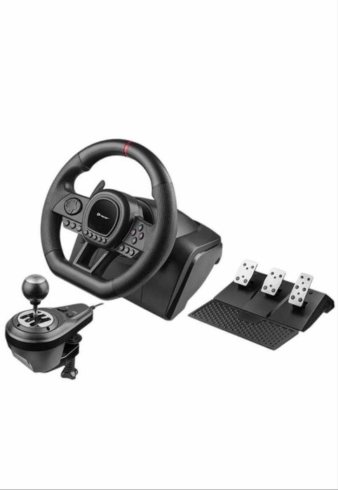 Продам Ігрове кермо Tracer SimRacer 6в1 з педалями і механічною коробкою передач