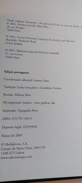 Diamantes (Edições INAPA, 2005)