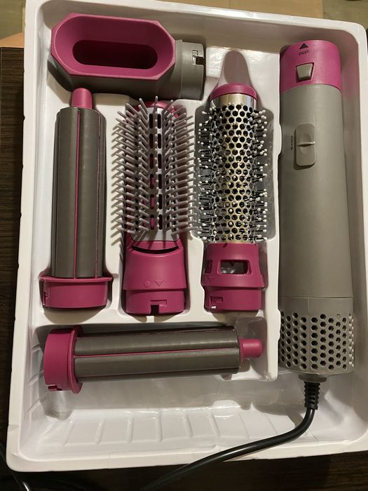 Стайлер 5 в 1 1000Вт Hot Air Styler Мультистайлер для волосся з насадками для укладання та завивки