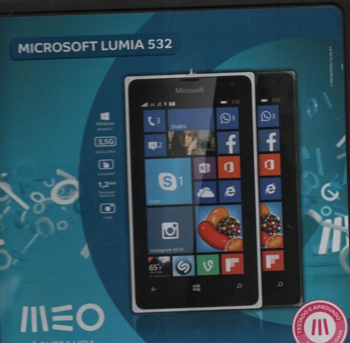 Lumia 532 Mobile Phone – New – Sealed64297554606210120