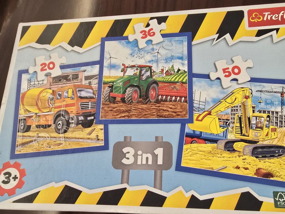 5 puzzles para crianças 3 a 6 anos