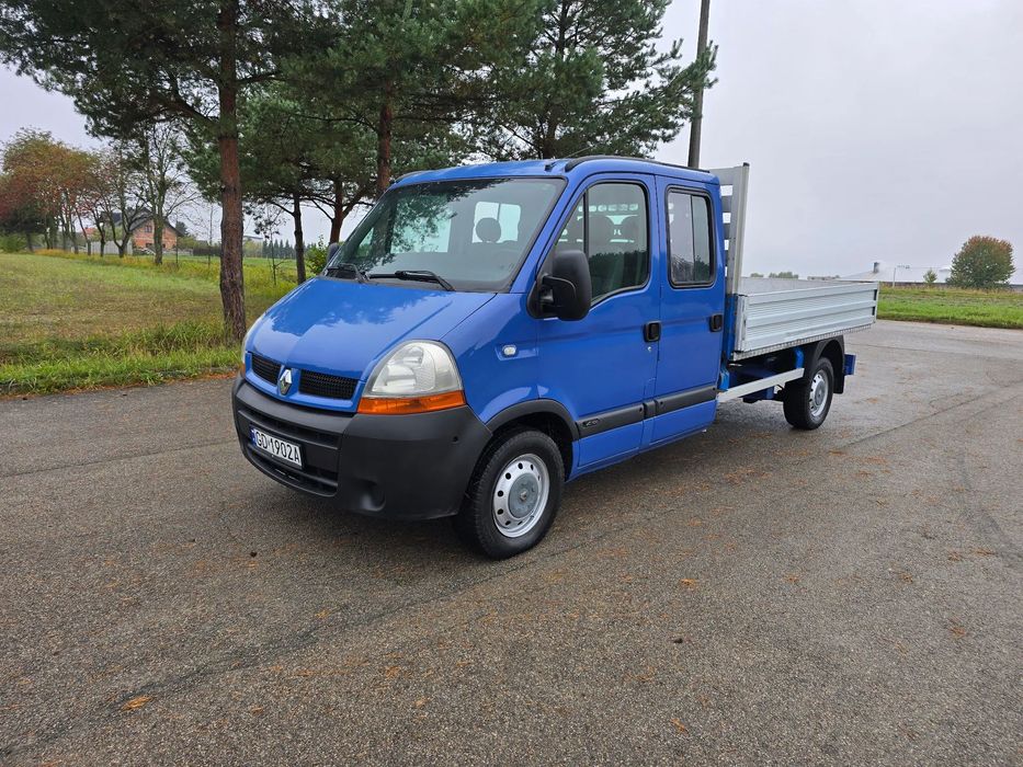 Renault Master  118 000km / I Wlasciciel/ Salon PL / 7 osobowy / Doka Brygadowy