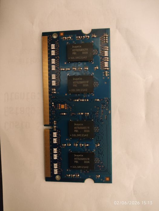 Memória Hynix 2GB DDR3 PC3 12800S