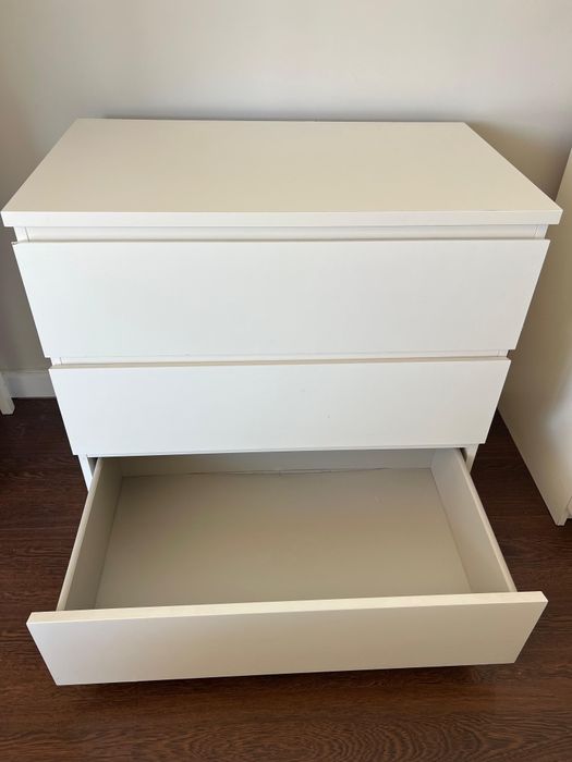 Cómoda Malm ikea branco