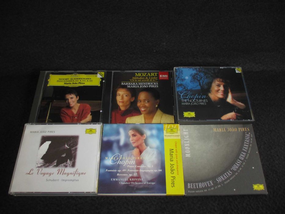 Colecção de CD's de Maria João Pires