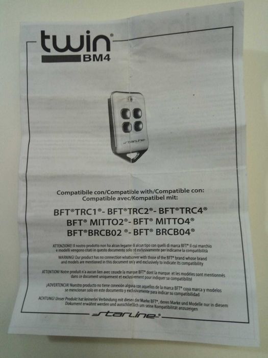 Comando starline twin BM4 - Azul