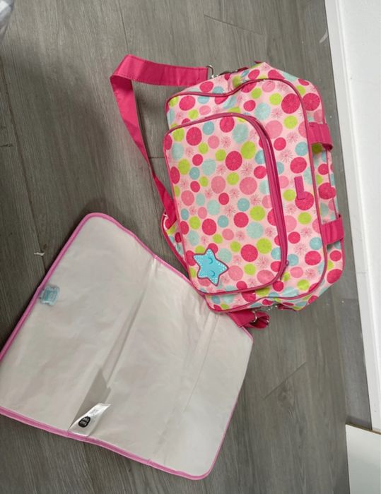 Saco passeio + muda fraldas