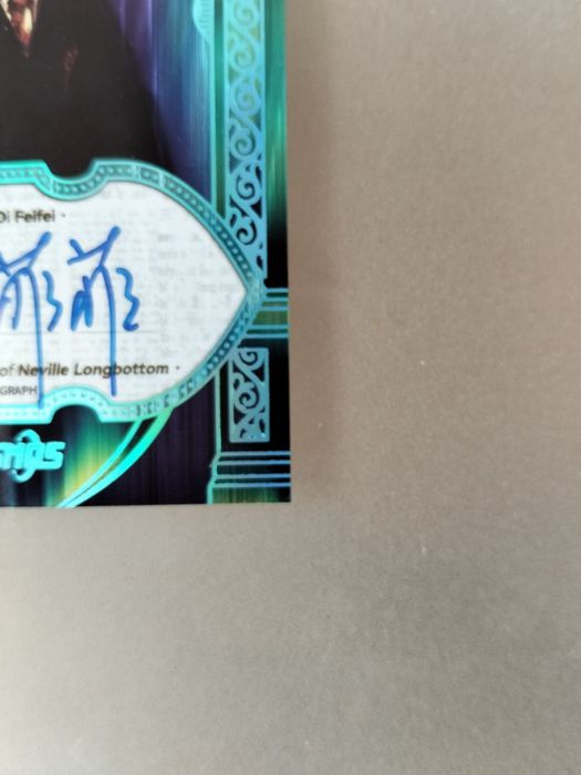 Carta Harry Potter Cosmos- Neville Auto /45