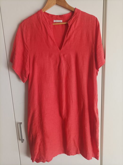 Vestido laranja senhora