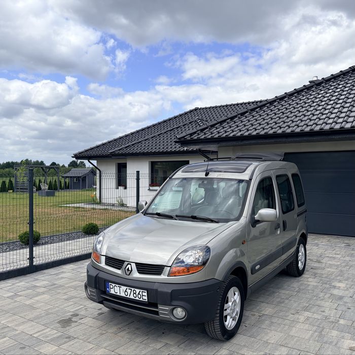 Renault Kangoo 4x4 1.6 benzyna TARGA 2x szyberdach Otwierany Dach Rarytas zamiana mini kamper