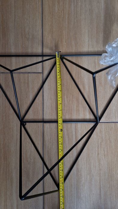 Półka geometryczna/ kwietnik wiszący loft