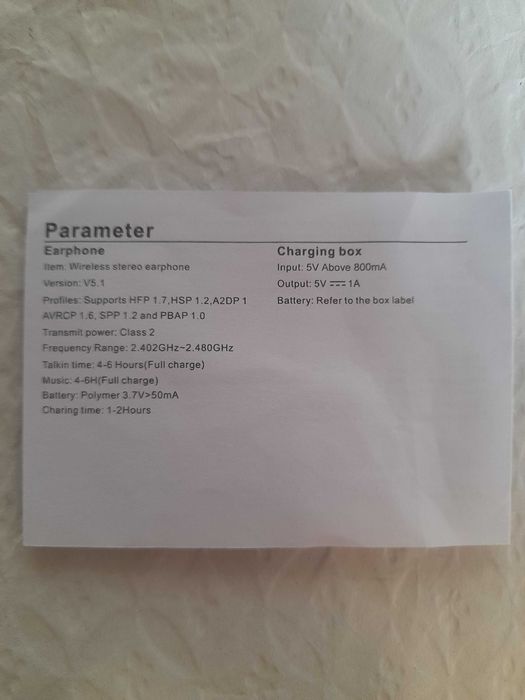 2 Em 1 Fones  Bluetooth Touch 5.1 e Powerbank