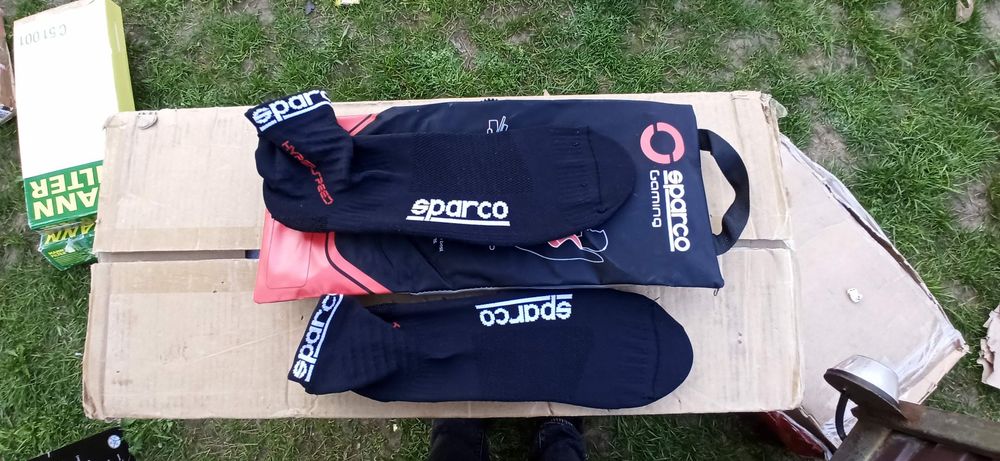 Skarpety gamingowe Sparco Hyperspeed r. 39do 47czarne nowe z opakowan