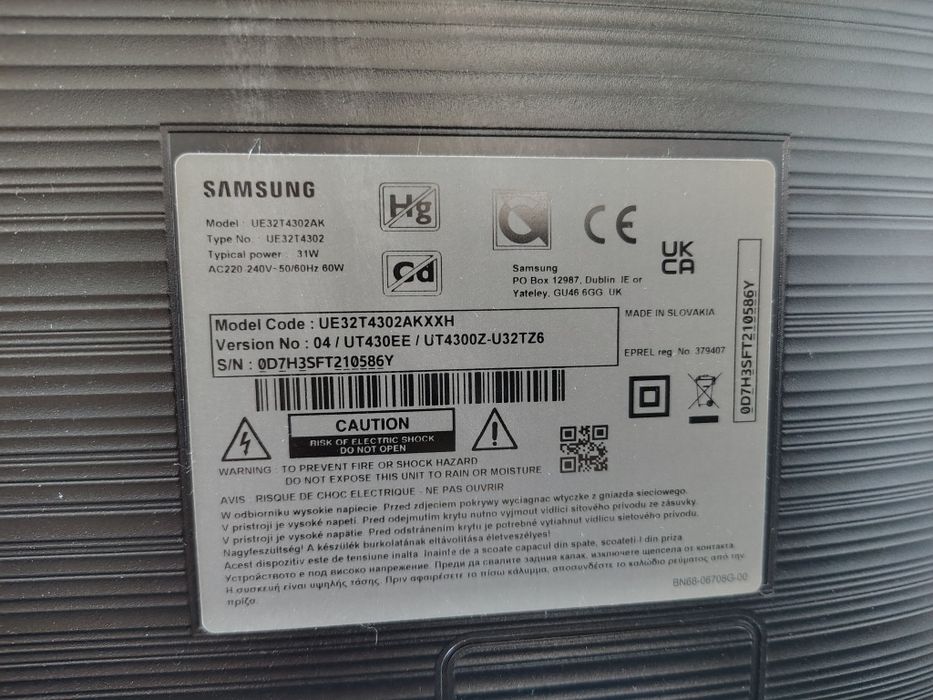 Tv Samsung 32 cale ue32t4302aexxh