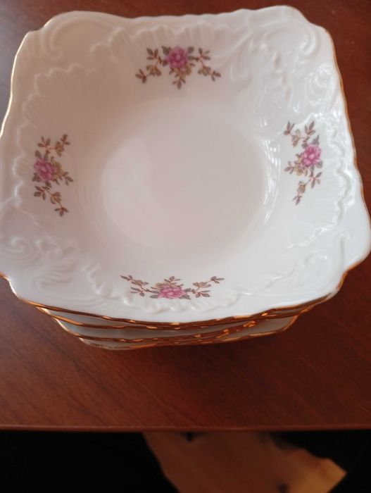 Miseczki deserowe/do lodów, retro porcelana