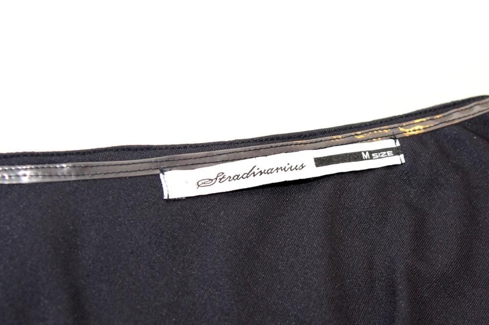 Granatowa sukienka Stradivarius styl grecki