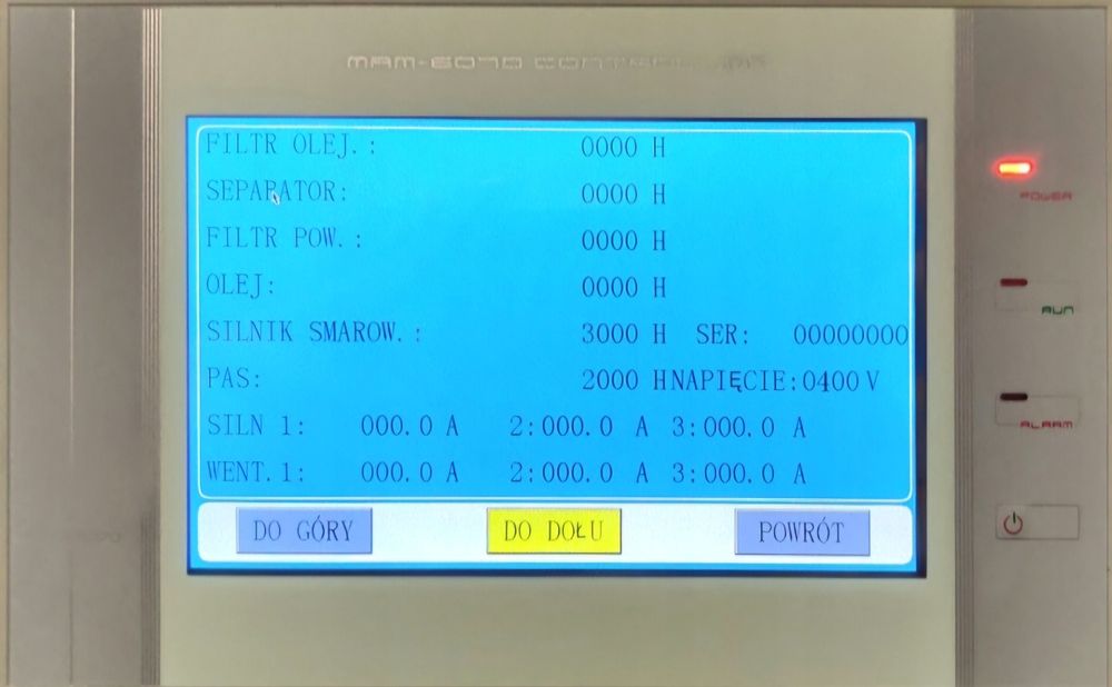 Kompresor śrubowy Sprężarka Kupczyk 230v. 150 Lit 320 l/min UDT. Cichy W-wa