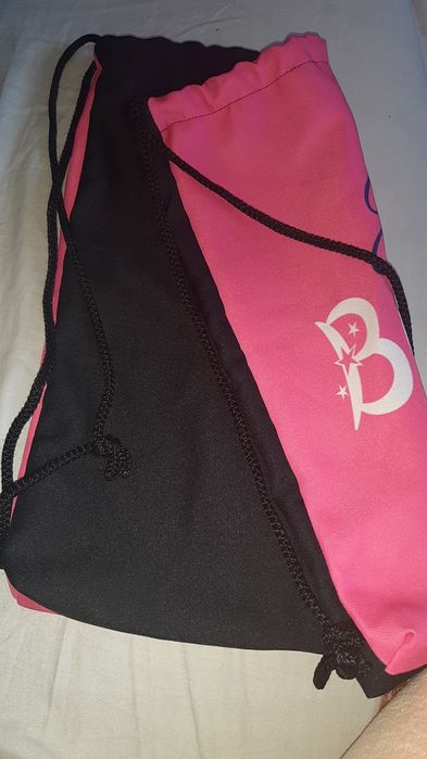 Worek na plecy różowy