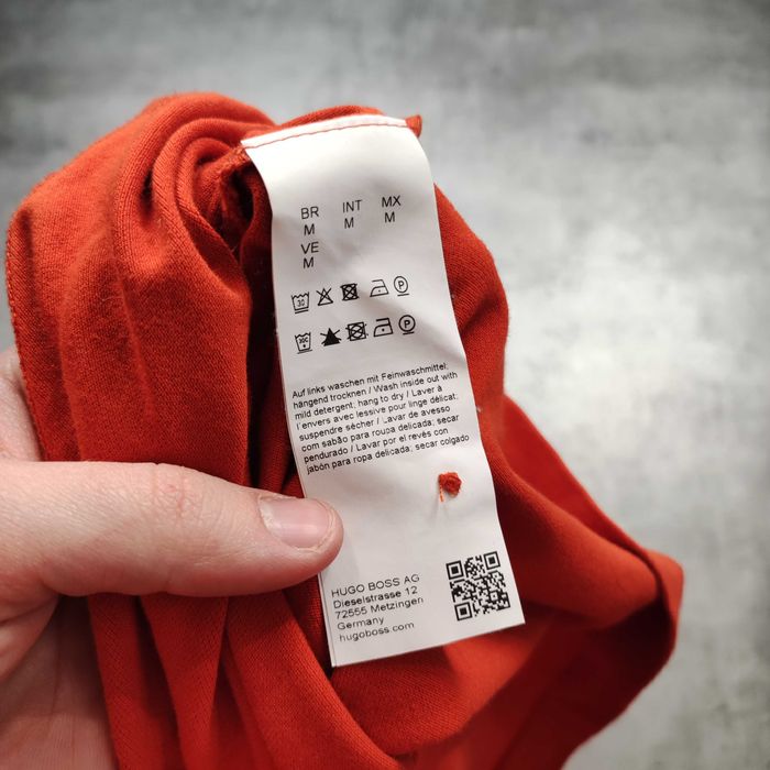MĘSKA Elegancka PREMIUM Koszulka Polo Bawełna Hugo Boss Orange Classic