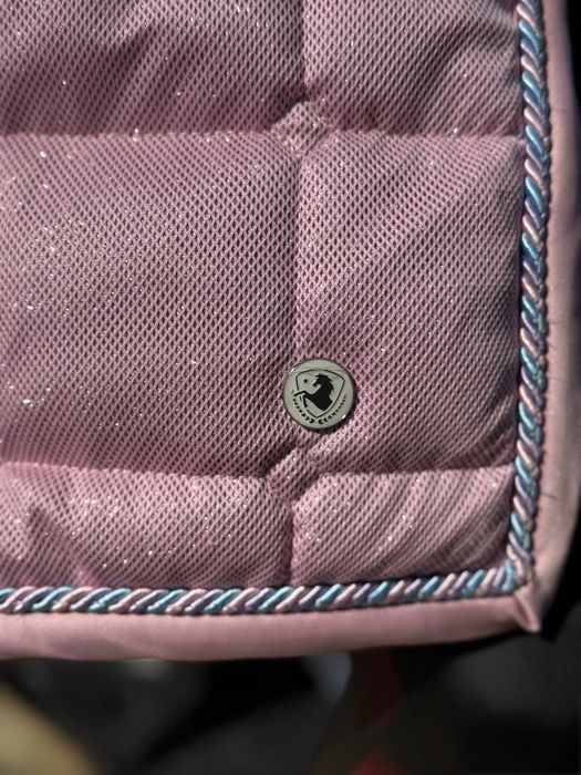 Suador Rosa Glitter Para Cavalo